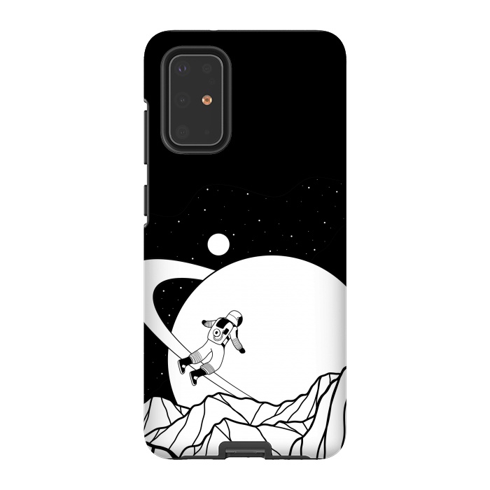 Galaxy S20 Plus StrongFit Space walk (black and white) by Steve Wade (Swade)