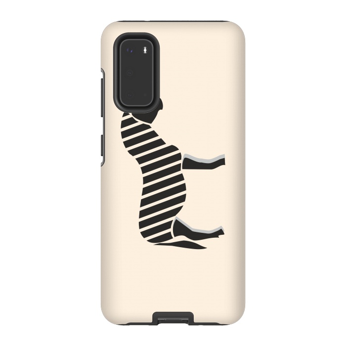 Galaxy S20 StrongFit Zebra Cross by Creativeaxle