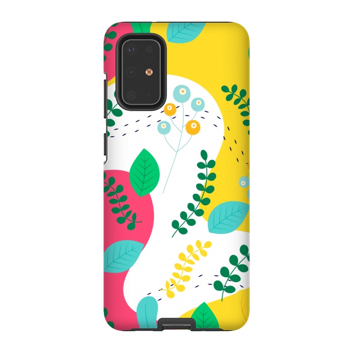 Galaxy S20 Plus StrongFit ABSTRACT FLORAL PATTERN 3  by MALLIKA