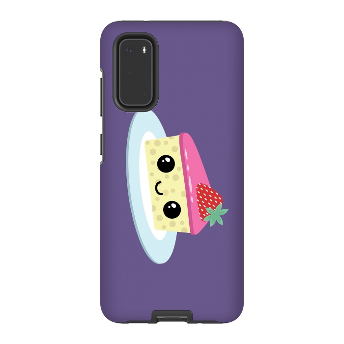 Galaxy S20 StrongFit Cute cheesecake by Laura Nagel