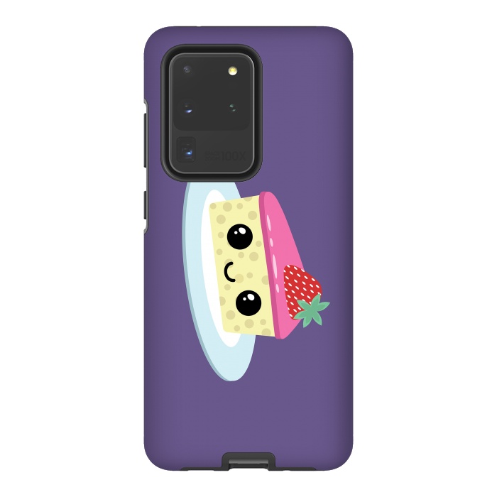 Galaxy S20 Ultra StrongFit Cute cheesecake by Laura Nagel