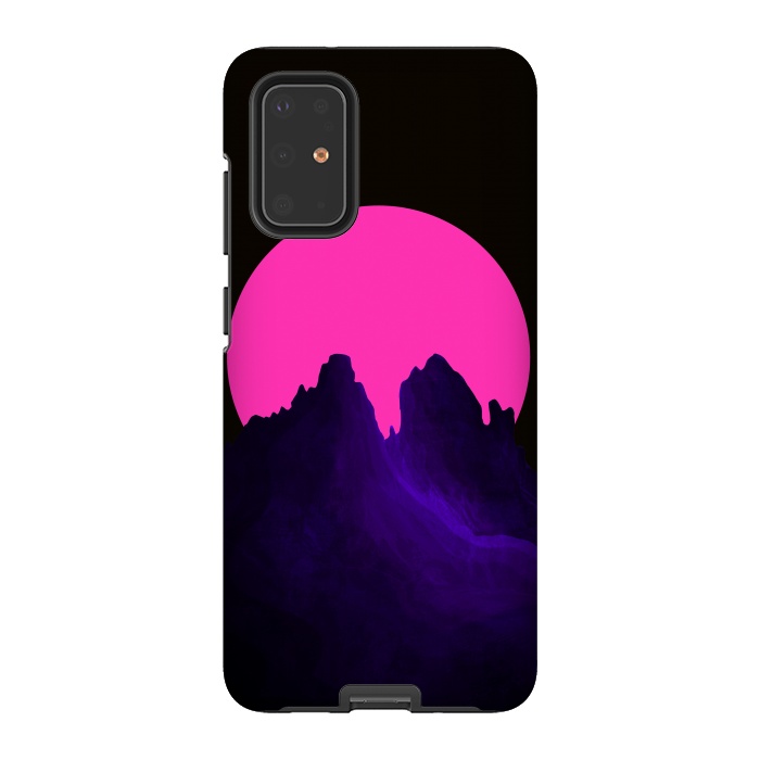Galaxy S20 Plus StrongFit The great pink moon by Steve Wade (Swade)