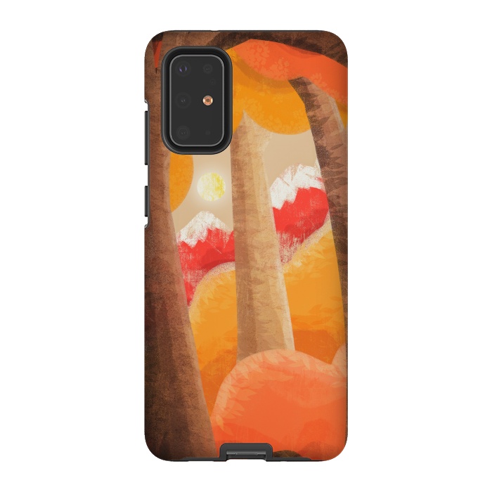 Galaxy S20 Plus StrongFit The autumn orange forest by Steve Wade (Swade)
