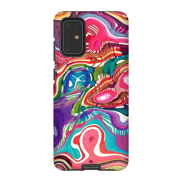 Galaxy S20 Plus StrongFit Dreaming shapes by Ninola Design