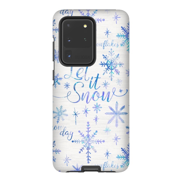 Galaxy S20 Ultra StrongFit Let It Snow by Noonday Design