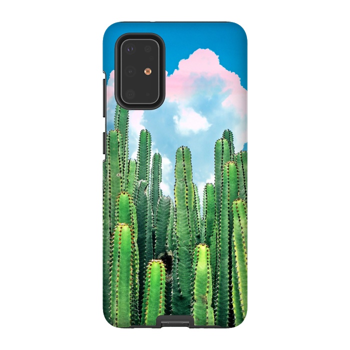 Galaxy S20 Plus StrongFit Cactus Summer by Uma Prabhakar Gokhale