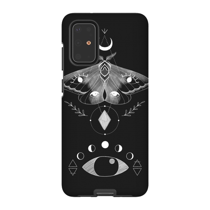 Galaxy S20 Plus StrongFit Metaphys Moth by Melissa Lee