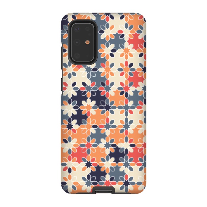 Galaxy S20 Plus StrongFit FLORAL BATIK PRINT by MALLIKA