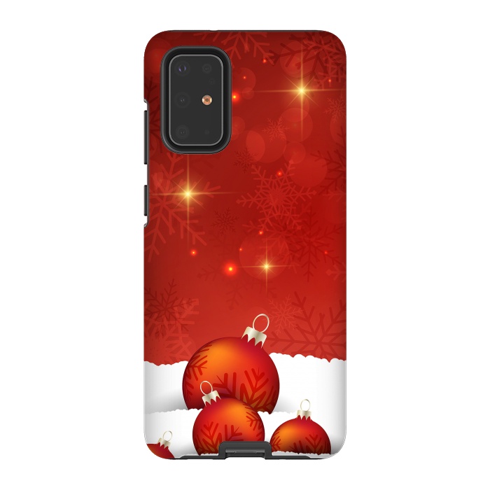Galaxy S20 Plus StrongFit Red Christmas by Texnotropio