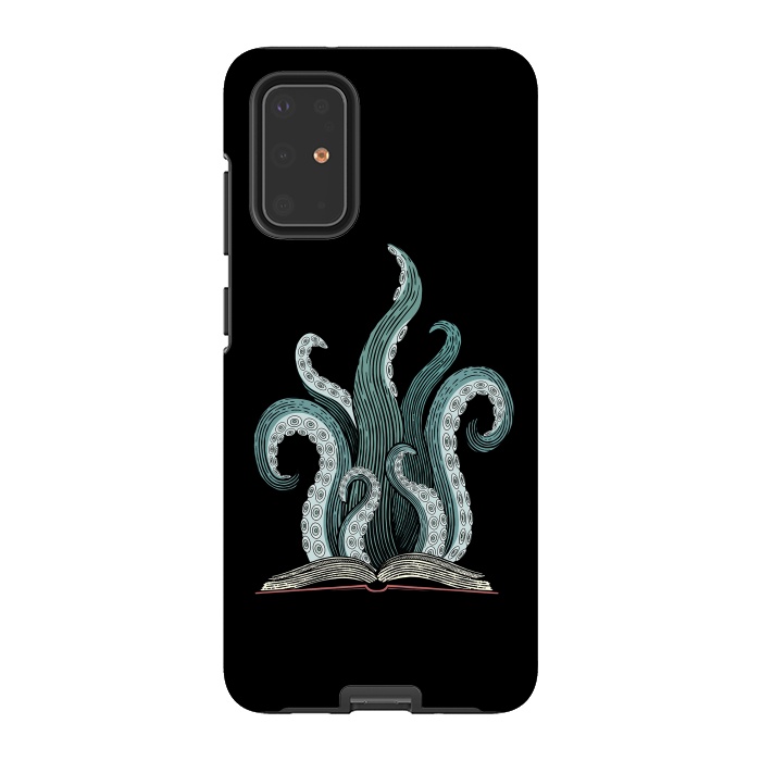 Galaxy S20 Plus StrongFit tentacle book by Laura Nagel