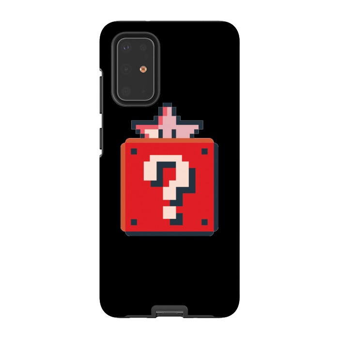 Galaxy S20 Plus StrongFit Pixelated Mario Star by Winston