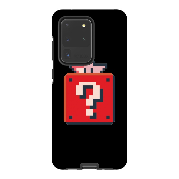 Galaxy S20 Ultra StrongFit Pixelated Mario Star by Winston