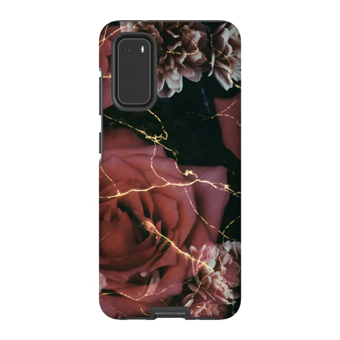 Galaxy S20 StrongFit Aesthetic roses by Jms