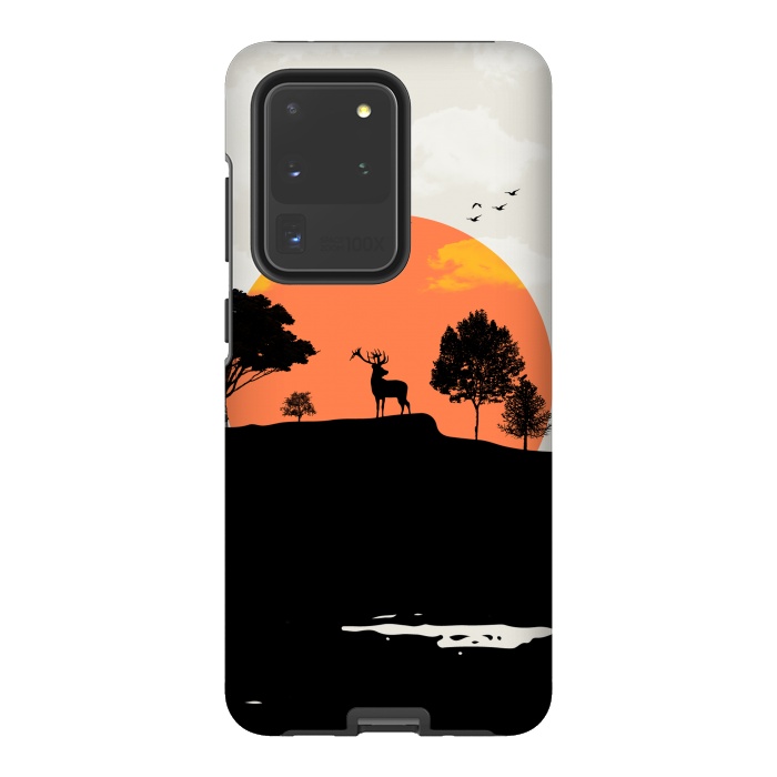 Galaxy S20 Ultra StrongFit Deer in the Forest by Creativeaxle