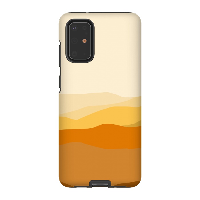 Galaxy S20 Plus StrongFit Brown Valley by Creativeaxle