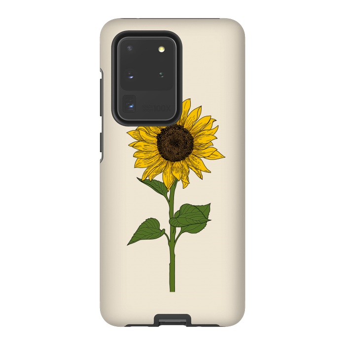 Galaxy S20 Ultra StrongFit Sunflower by Jms