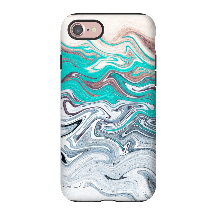 iPhone 7 StrongFit The liquid marble beach by Steve Wade (Swade)
