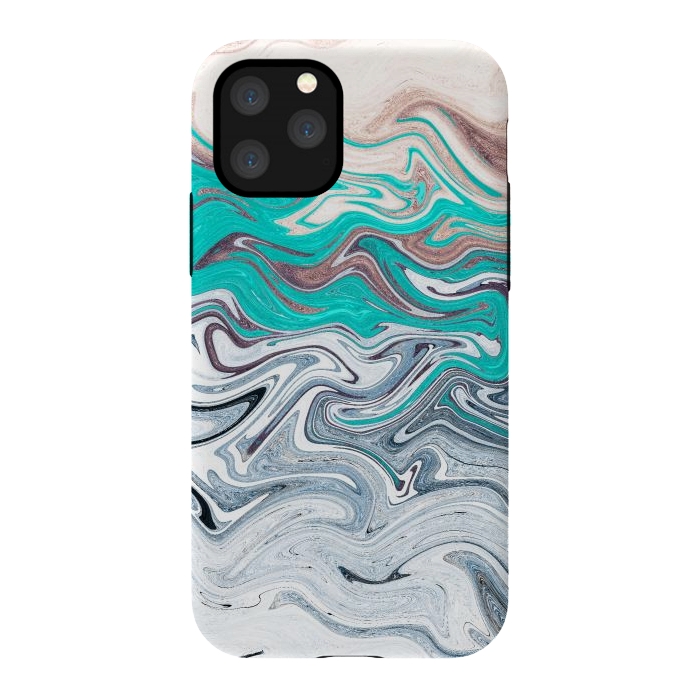 iPhone 11 Pro StrongFit The liquid marble beach by Steve Wade (Swade)