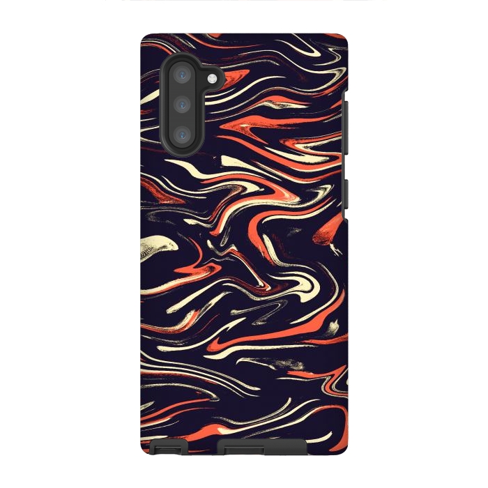 Galaxy Note 10 StrongFit Tiger stripes by Steve Wade (Swade)
