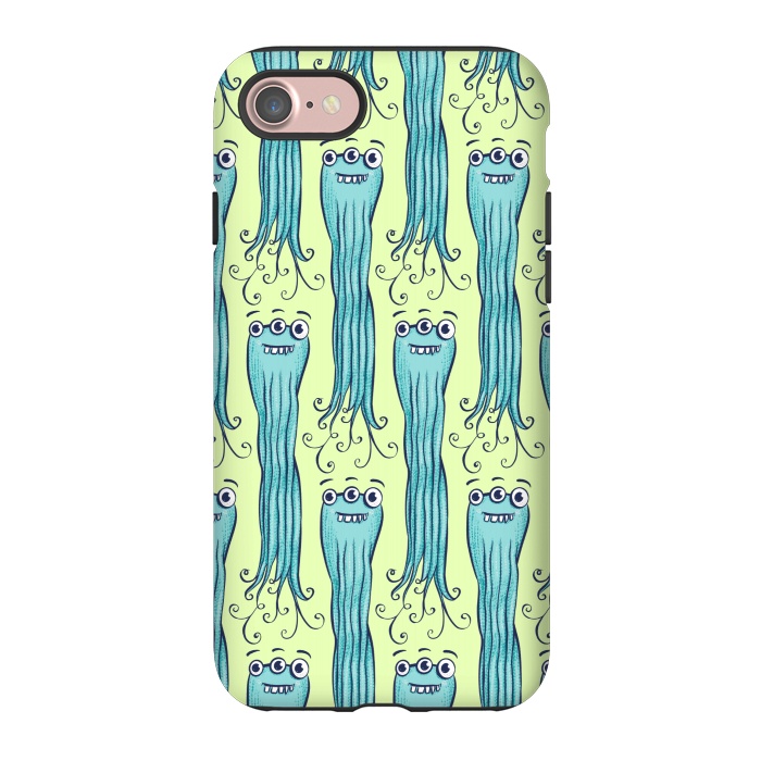 iPhone 7 StrongFit Cute Octopus Sea Monster Character by Boriana Giormova