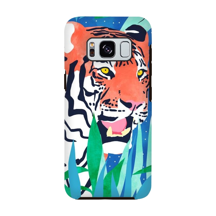 Galaxy S8 StrongFit Tiger Forest by Uma Prabhakar Gokhale