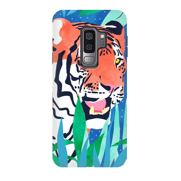 Galaxy S9 plus StrongFit Tiger Forest by Uma Prabhakar Gokhale