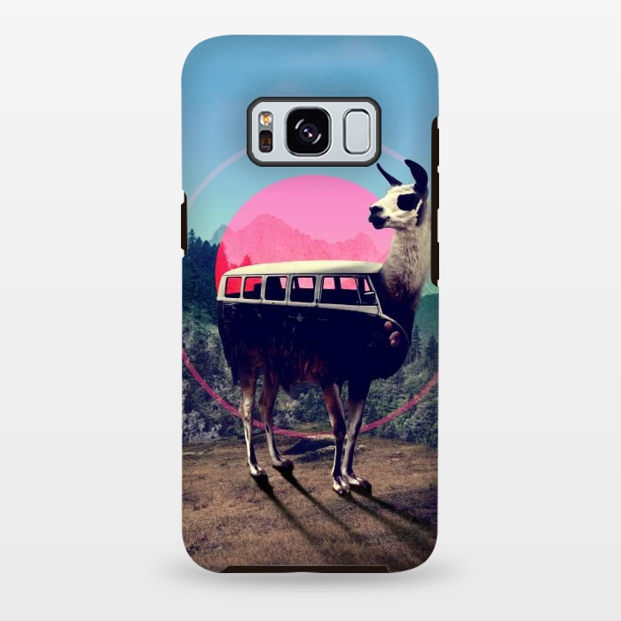 Galaxy S8 plus StrongFit Llama Van by Ali Gulec