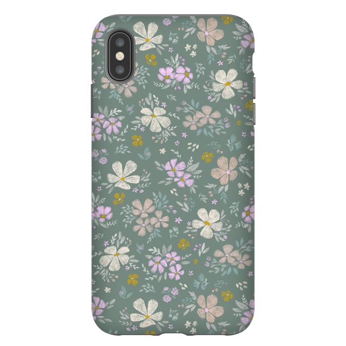 iPhone Xs Max StrongFit Spring Bouquet by Tishya Oedit