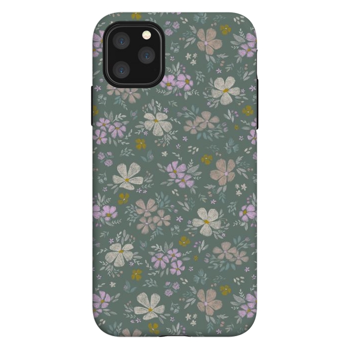 iPhone 11 Pro Max StrongFit Spring Bouquet by Tishya Oedit