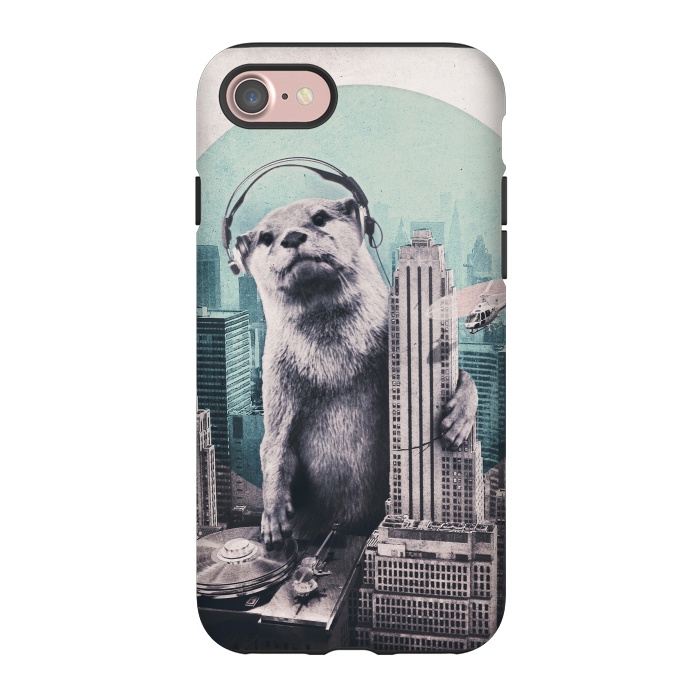 iPhone 7 StrongFit DJ Otter by Ali Gulec
