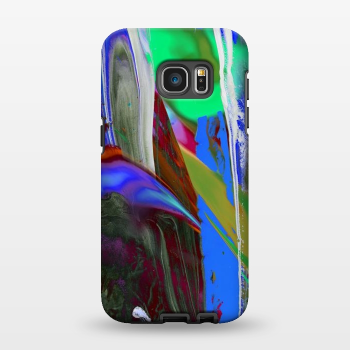 Galaxy S7 EDGE StrongFit Paint splash  by Josie