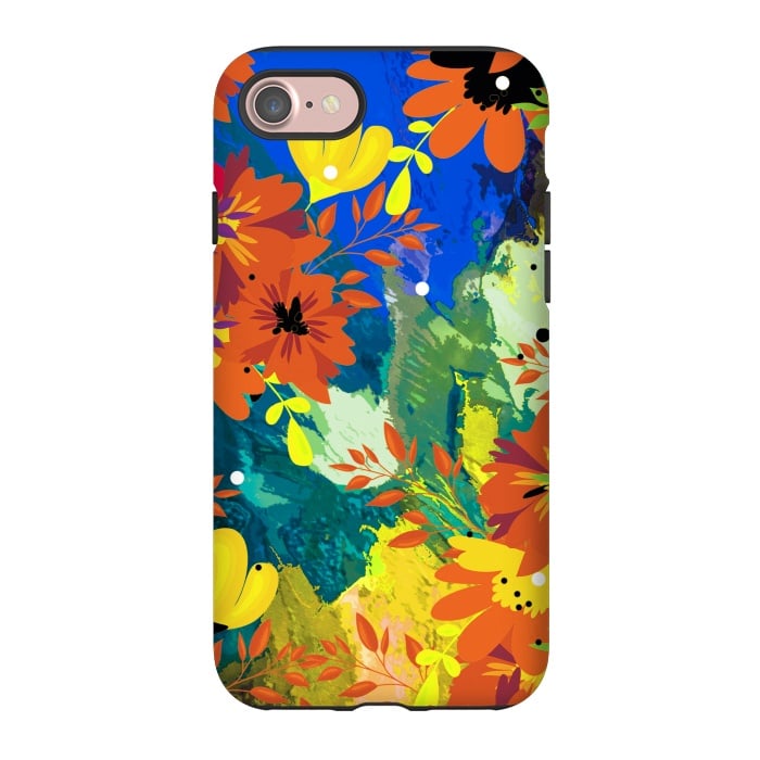 iPhone 7 StrongFit Yellow foresf flowers by Josie