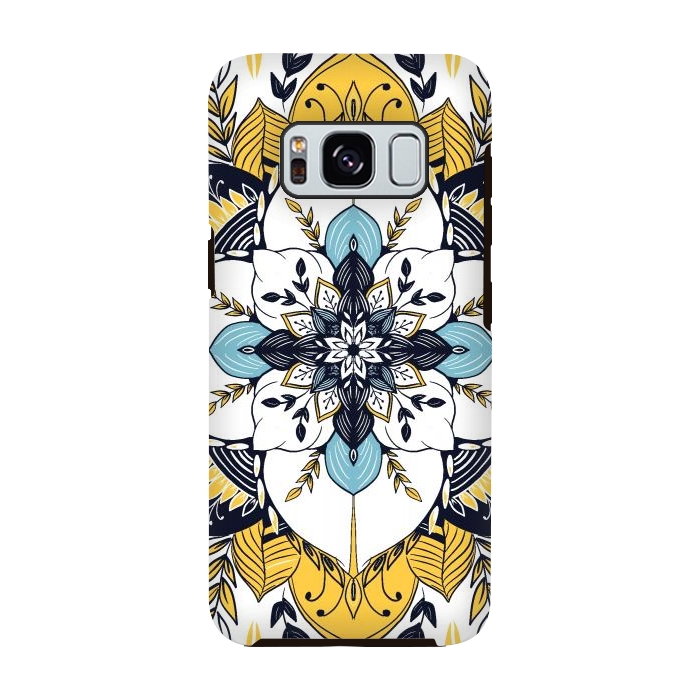 Galaxy S8 StrongFit Stained Glass Boho by Rose Halsey