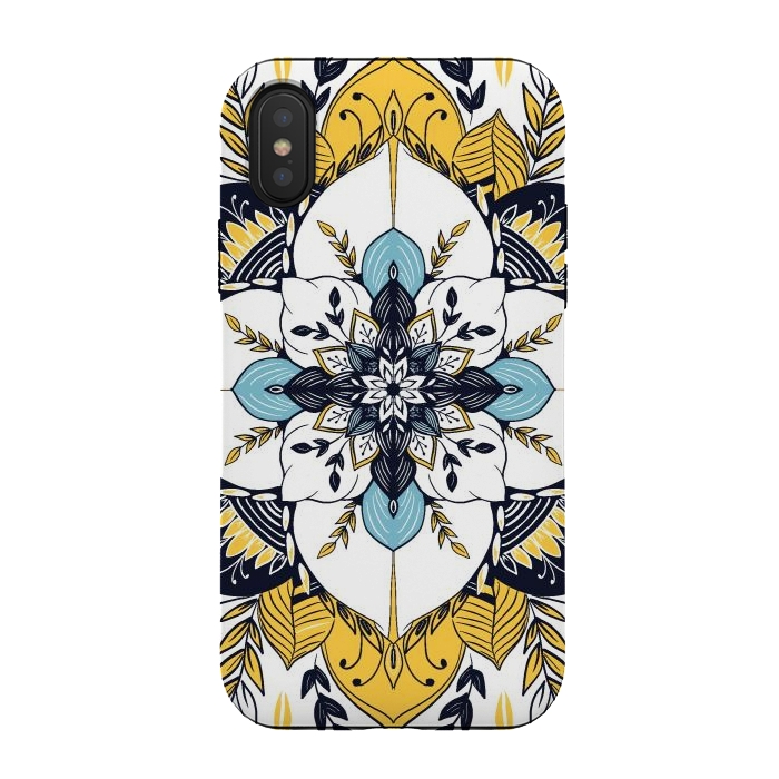 iPhone Xs / X StrongFit Stained Glass Boho by Rose Halsey