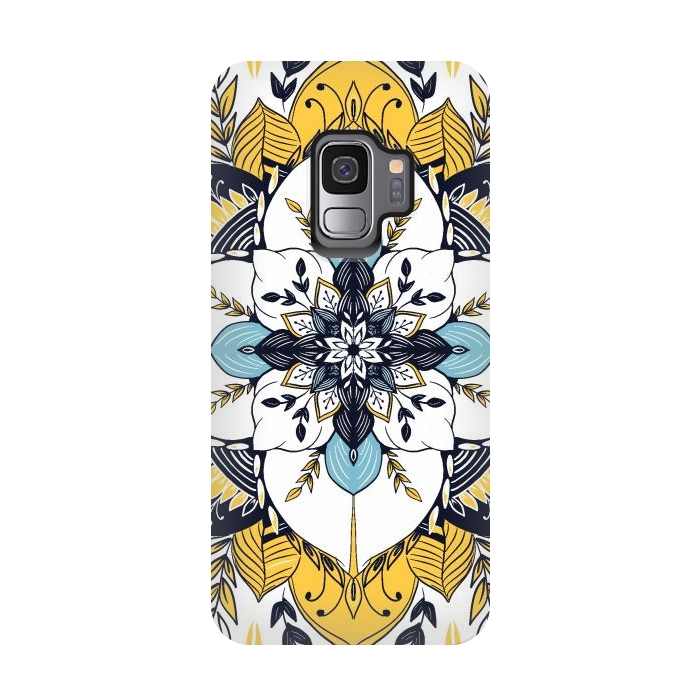 Galaxy S9 StrongFit Stained Glass Boho by Rose Halsey