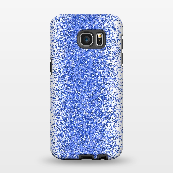 Galaxy S7 EDGE StrongFit Blue Sparkles by Martina
