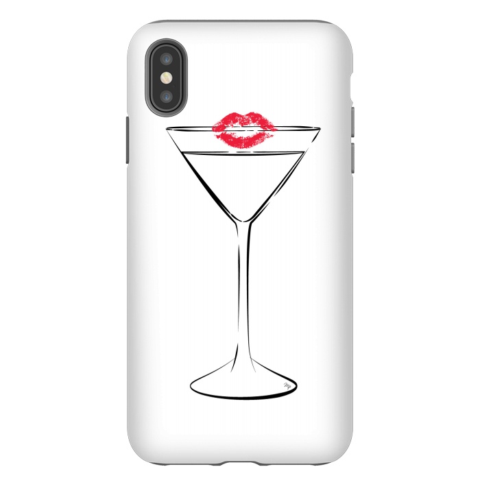 iPhone Xs Max StrongFit Martini Kiss by Martina