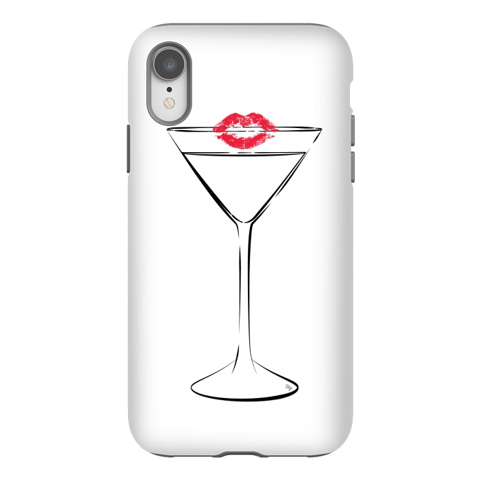iPhone Xr StrongFit Martini Kiss by Martina