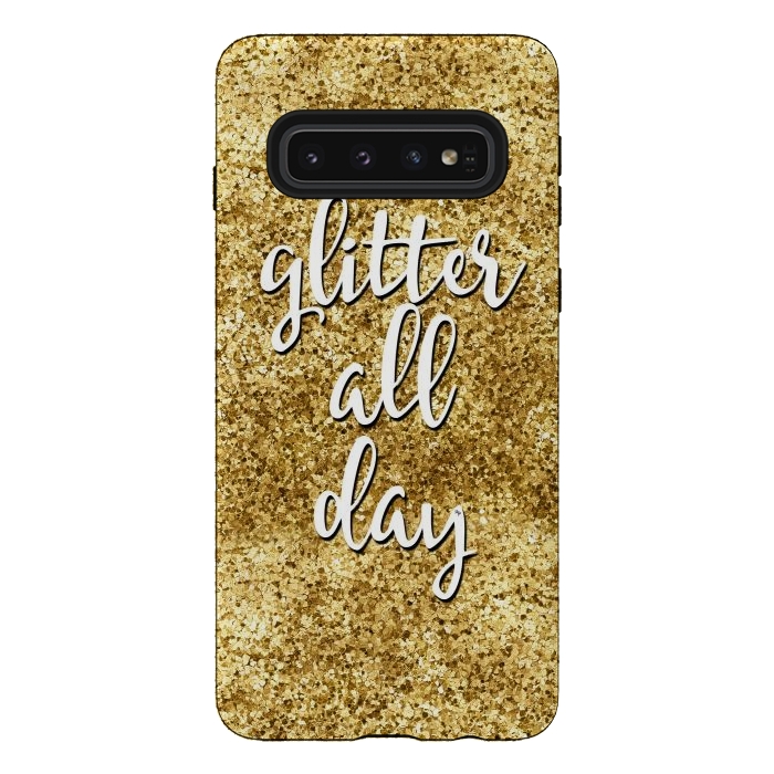 Galaxy S10 StrongFit Glitter all Day by Martina