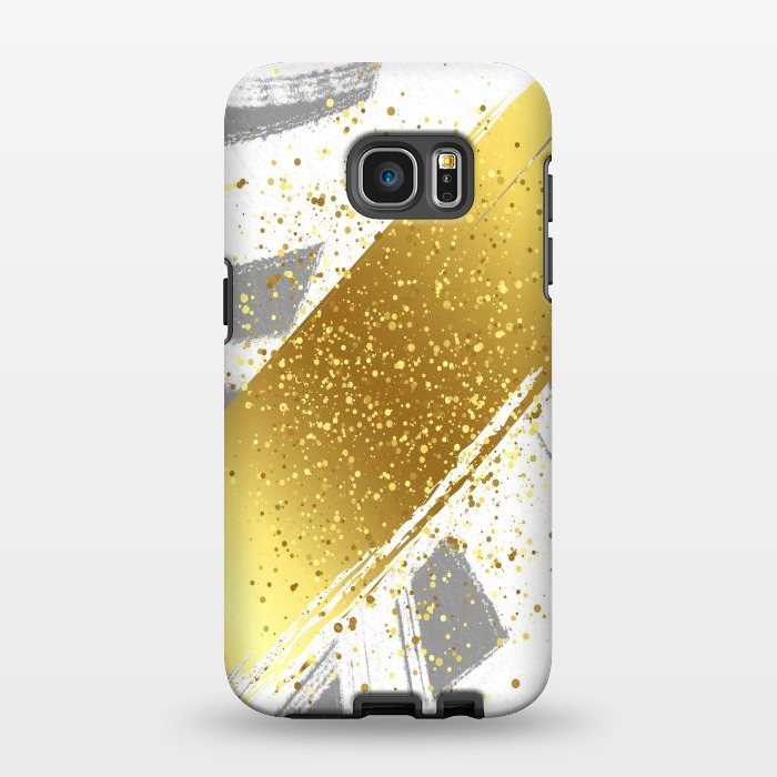 Galaxy S7 EDGE StrongFit Golden Paint by Martina