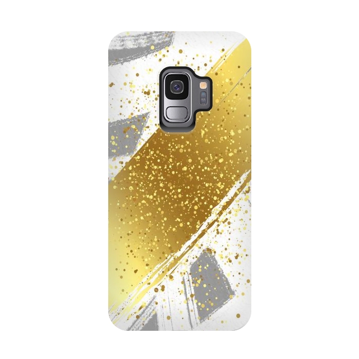 Galaxy S9 StrongFit Golden Paint by Martina