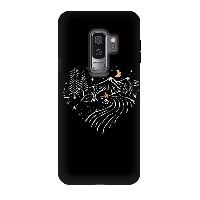 Galaxy S9 plus StrongFit Camping in Love by Afif Quilimo