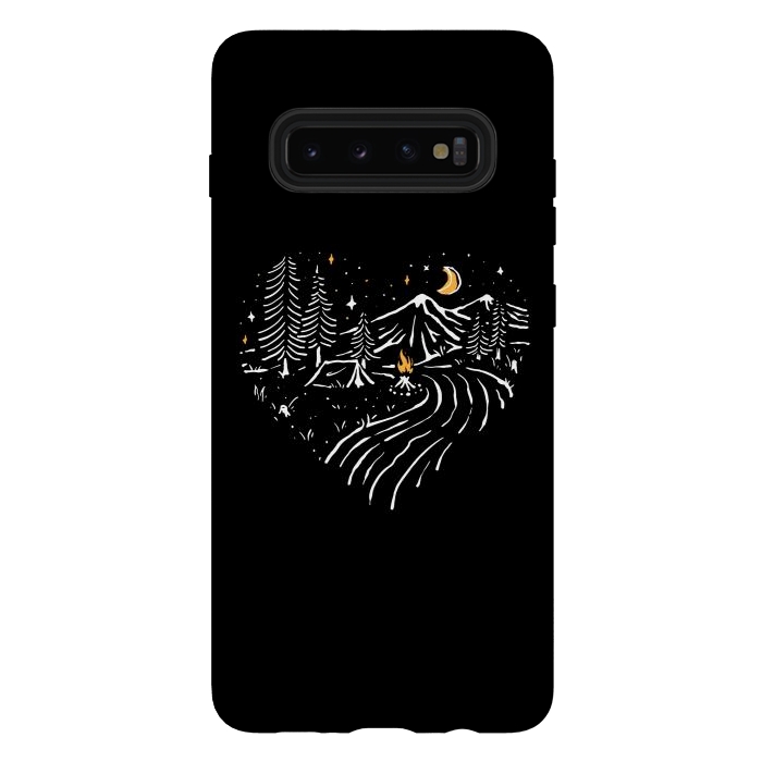 Galaxy S10 plus StrongFit Camping in Love by Afif Quilimo