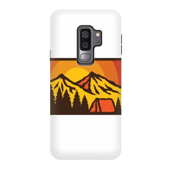Galaxy S9 plus StrongFit Camping Sunrise by Afif Quilimo