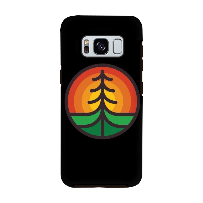 Galaxy S8 StrongFit Tree and Sunset by Afif Quilimo