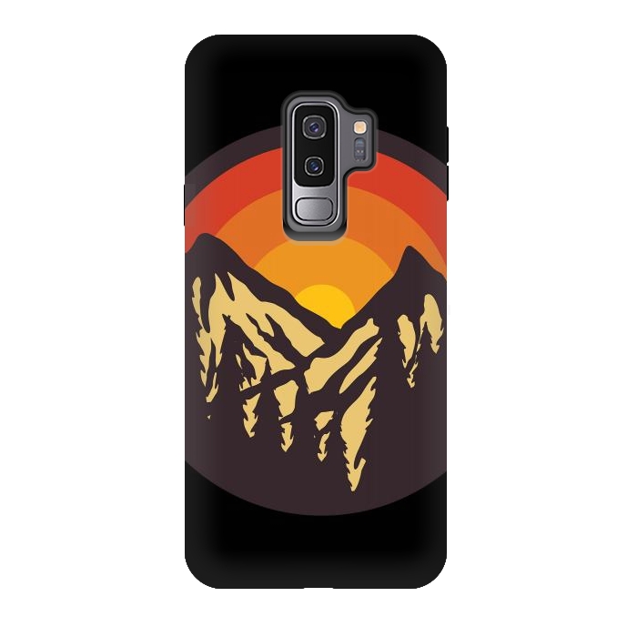 Galaxy S9 plus StrongFit Mountain Sunset by Afif Quilimo