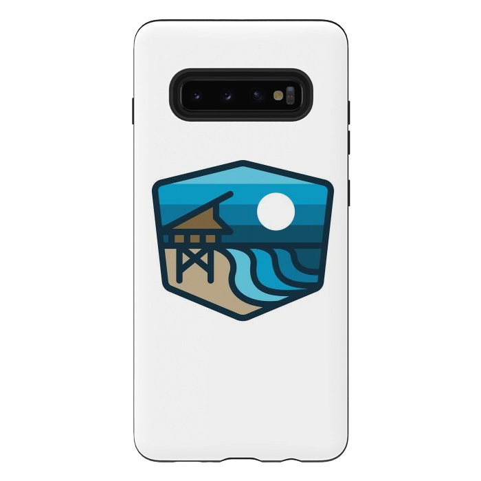 Galaxy S10 plus StrongFit Beach Bold by Afif Quilimo