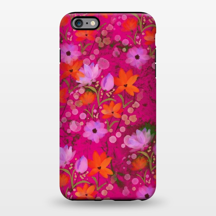 iPhone 6/6s plus StrongFit Floral design watercolour floral bunch abstract design by Josie