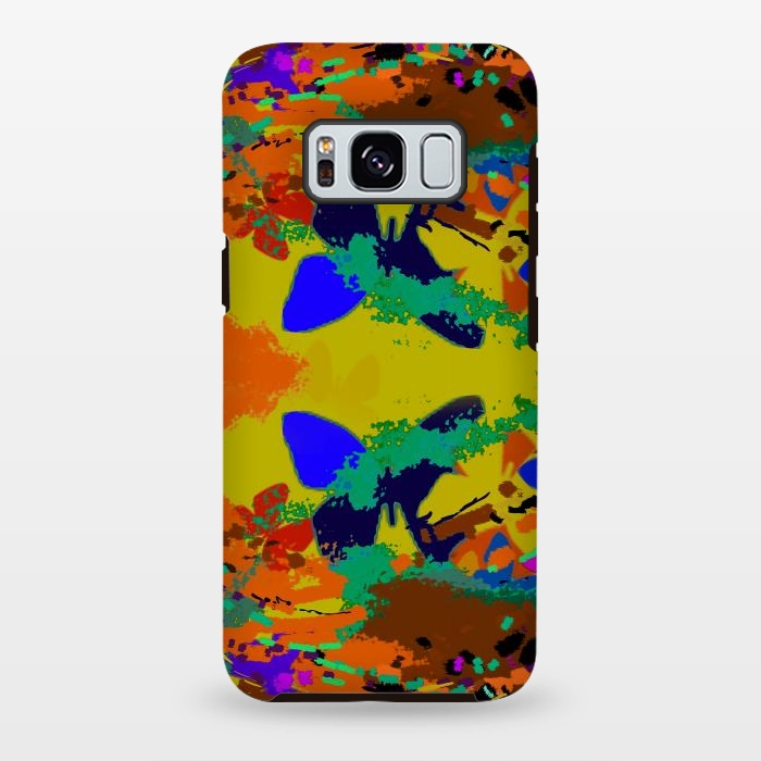 Galaxy S8 plus StrongFit Abstract butterfly digital art design by Josie