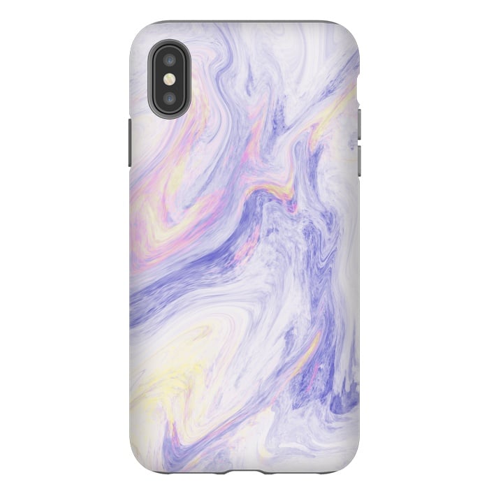 iPhone Xs Max StrongFit Unicorn Marble by Rose Halsey